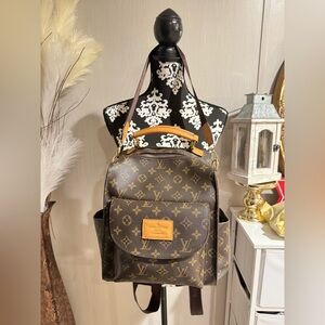 Luxury Brown Monogram Backpack/Carry On